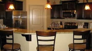 Fridge, oven