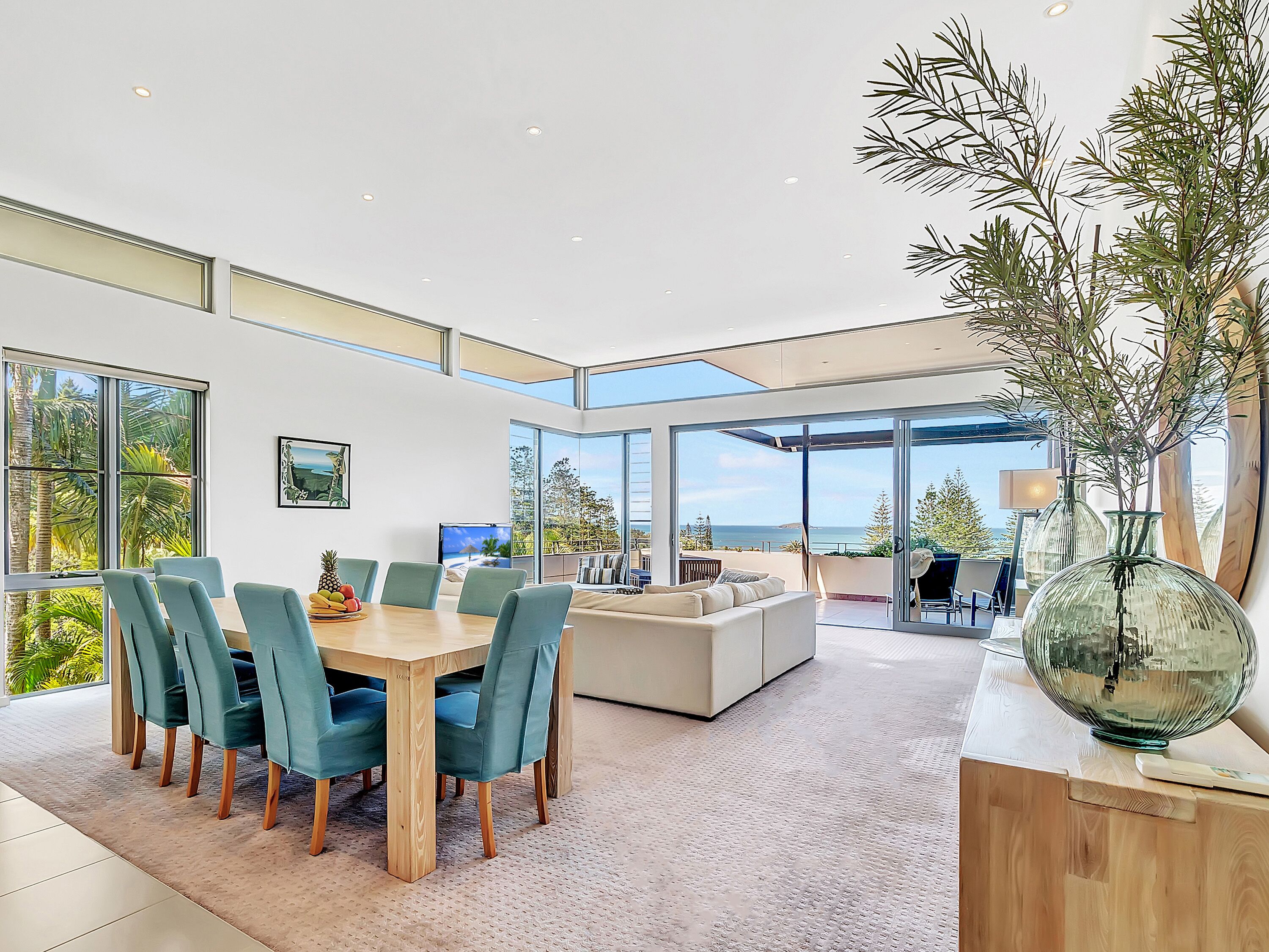 Luxury condo with panoramic ocean views