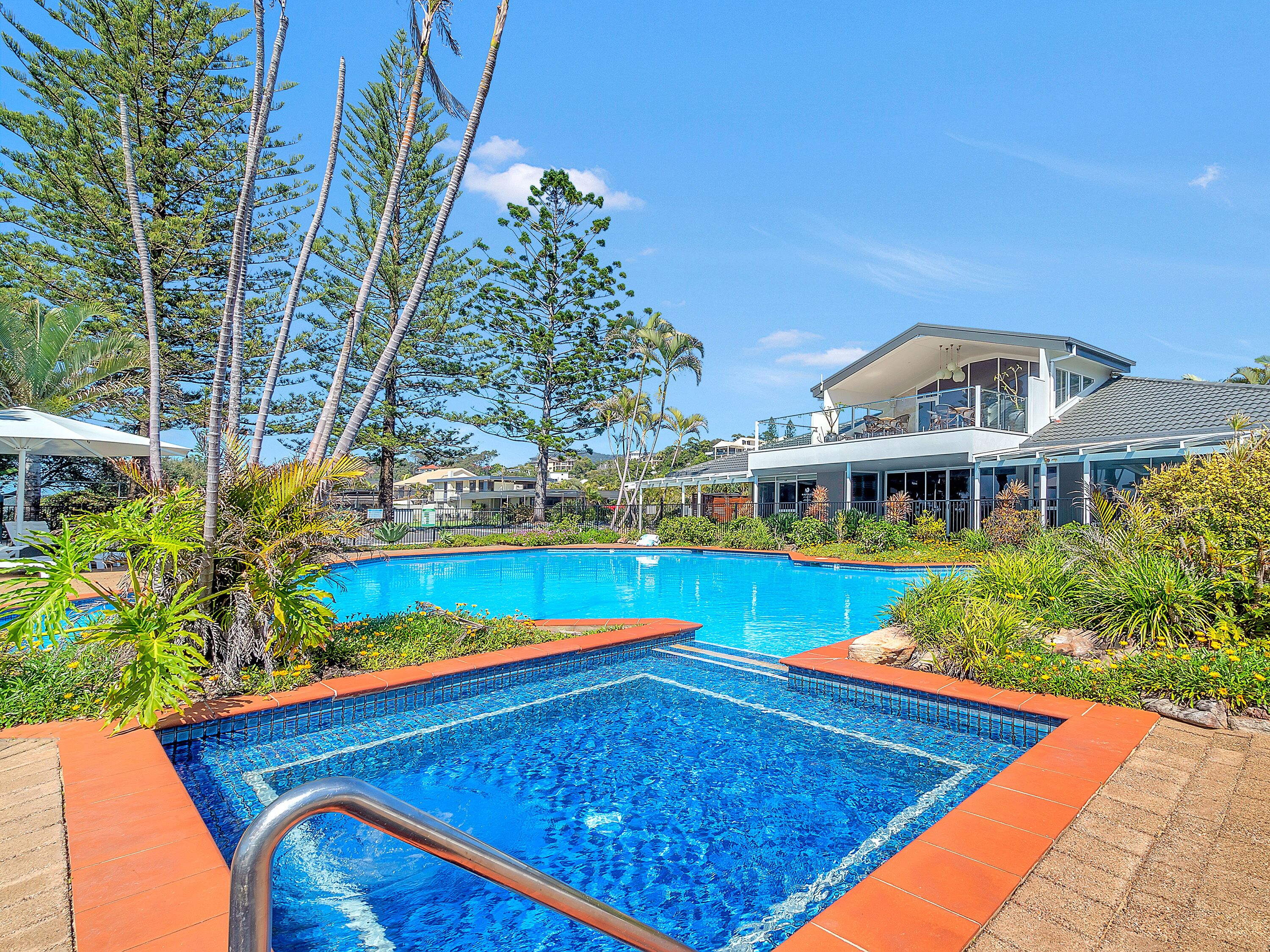 Luxury condo with panoramic ocean views