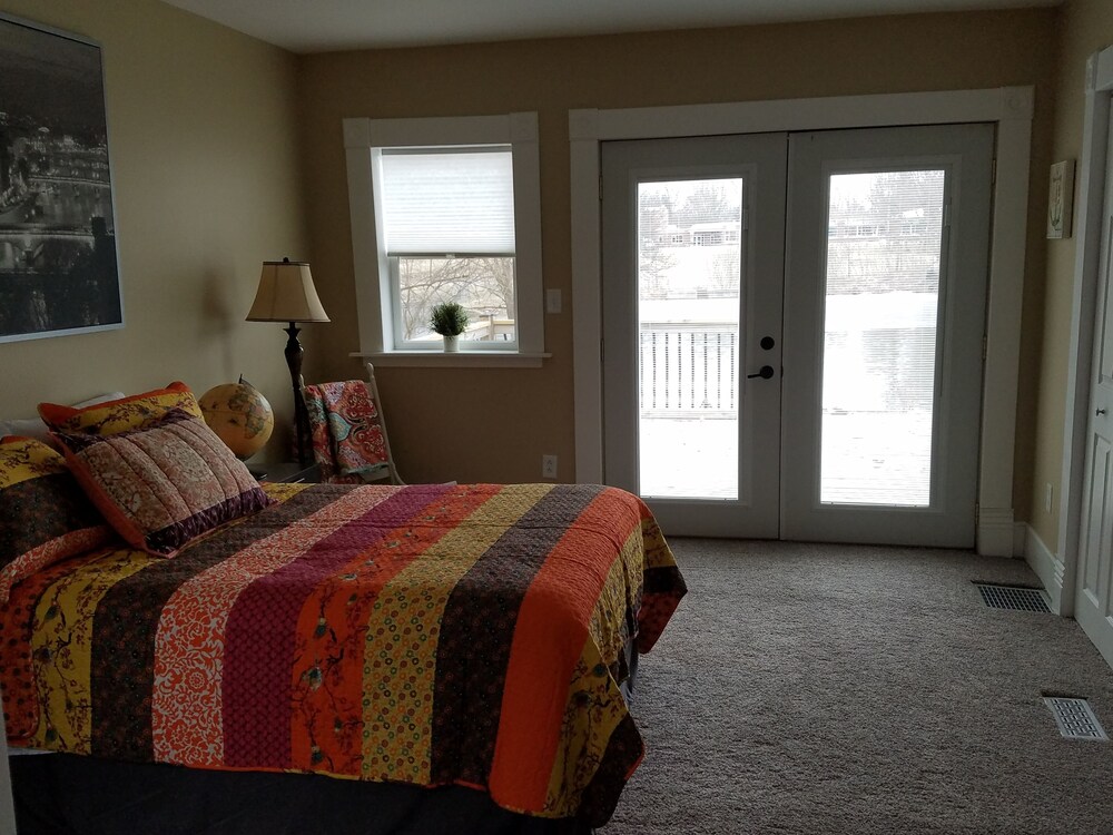 Beautiful house on Palmer Lake in Colon, MI, one block from downtown in