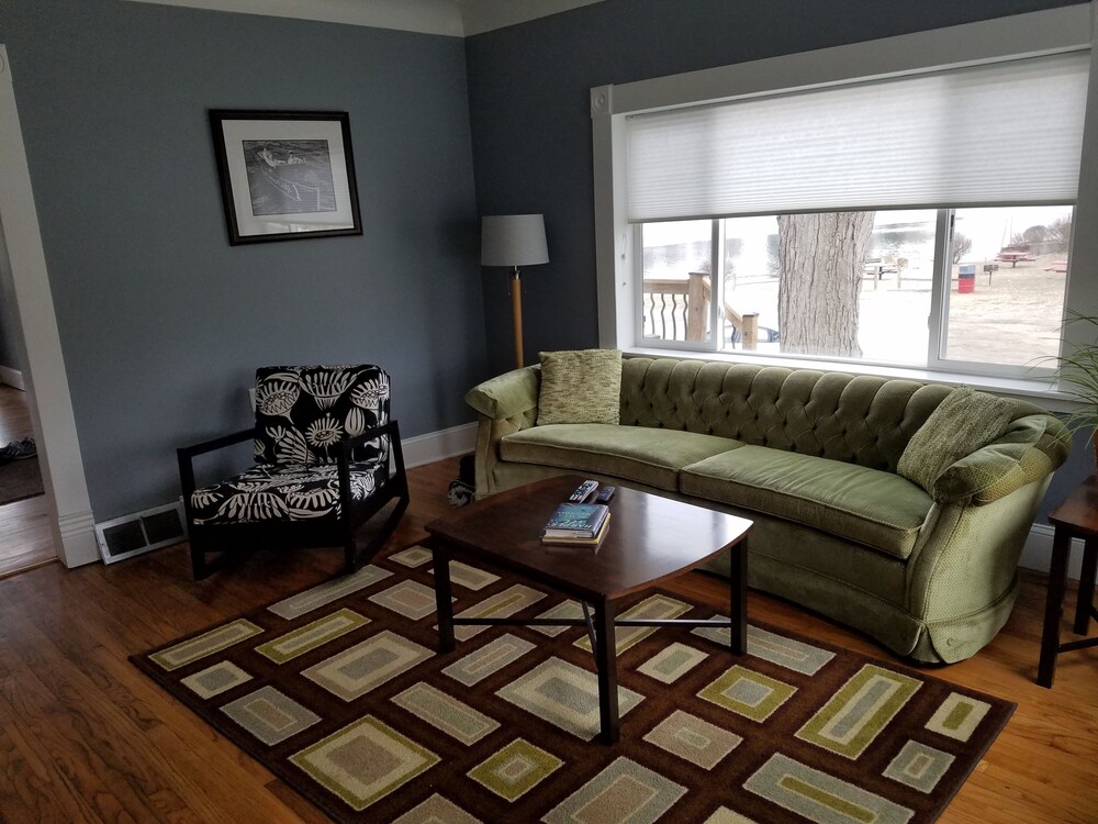 Beautiful house on Palmer Lake in Colon, MI, one block from downtown in