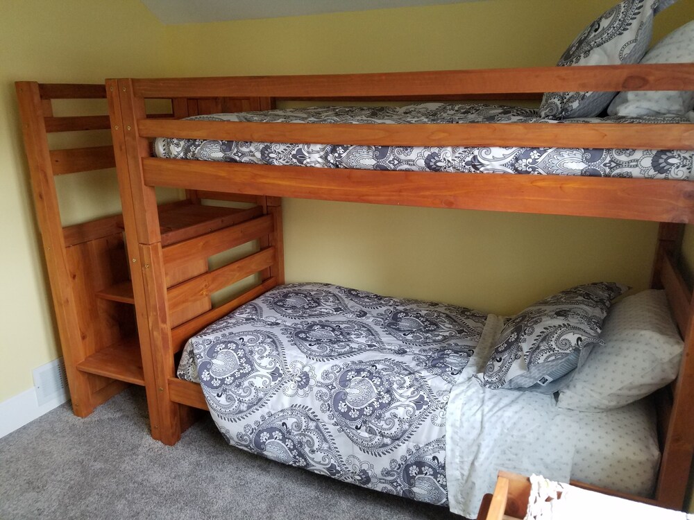 Beautiful house on Palmer Lake in Colon, MI, one block from downtown in