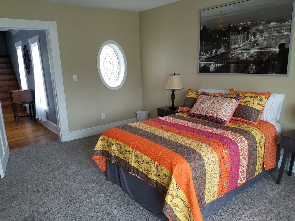 Beautiful house on Palmer Lake in Colon, MI, one block from downtown in