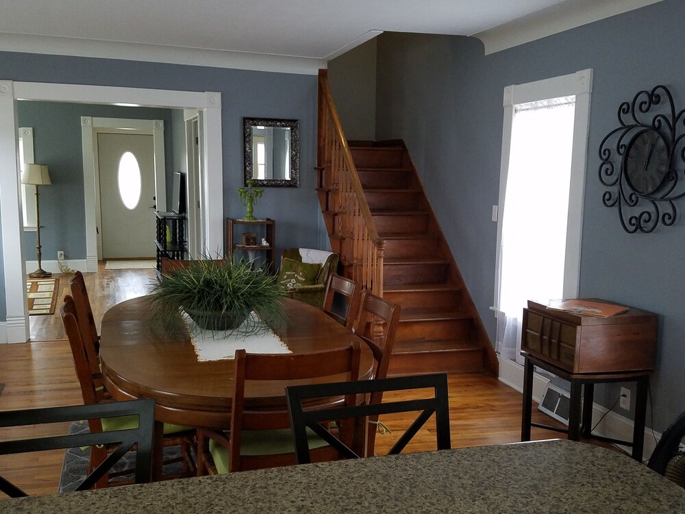 Beautiful house on Palmer Lake in Colon, MI, one block from downtown in