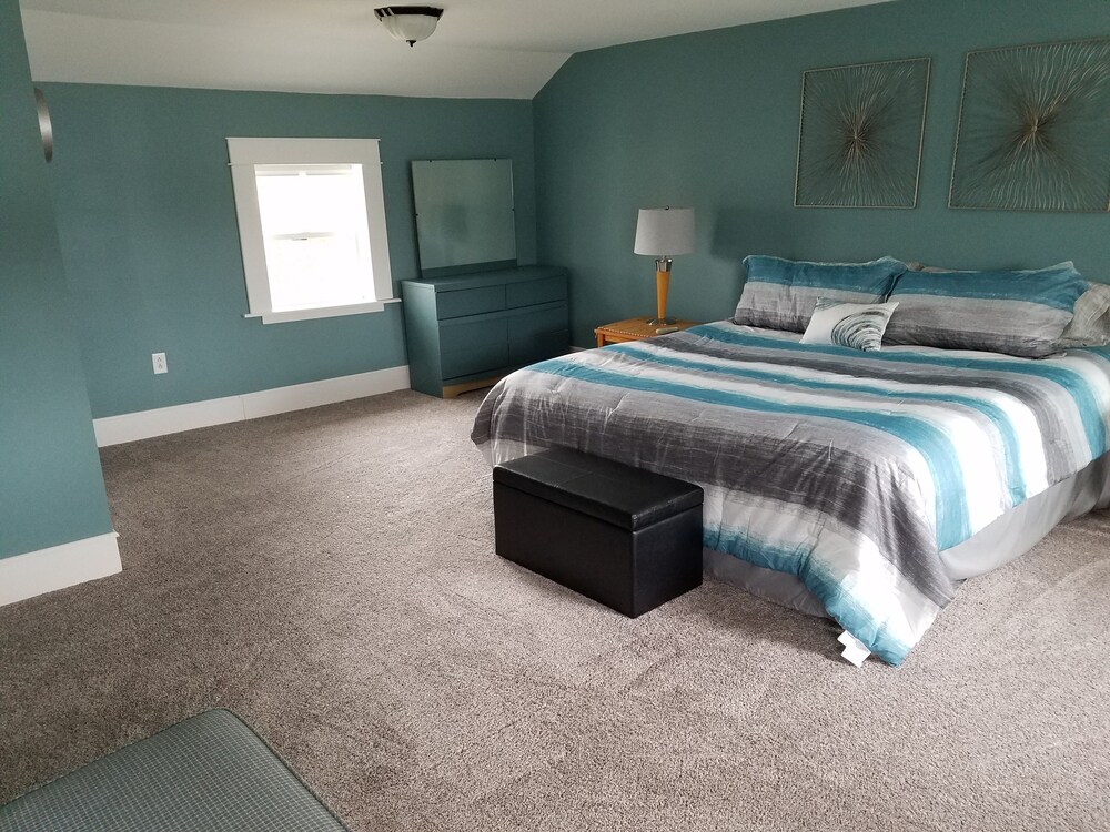 Beautiful house on Palmer Lake in Colon, MI, one block from downtown in