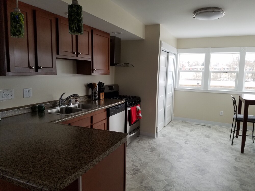 Beautiful house on Palmer Lake in Colon, MI, one block from downtown in