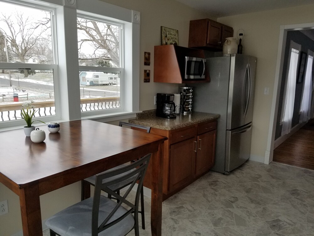 Beautiful house on Palmer Lake in Colon, MI, one block from downtown in