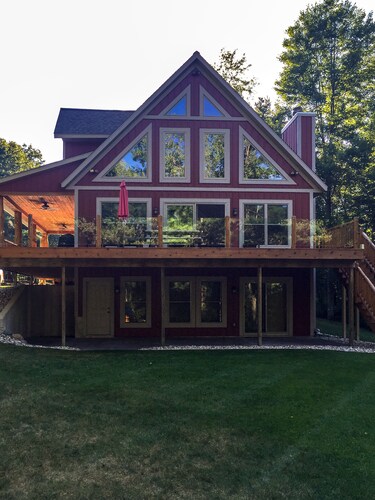 River Lodge 5 Br Beautiful Cabin On The Pere Marquette River In