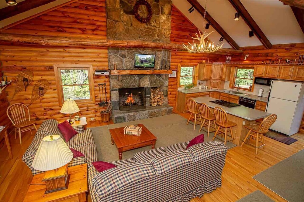 Leonard’s Log Cabin— Mt. Snow/Stratton Ski House Wardsboro Vrbo