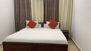 Blackout curtains, iron/ironing board, free WiFi