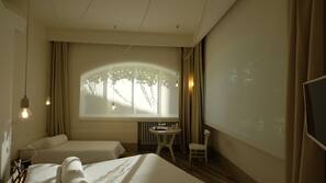 Blackout drapes, free cribs/infant beds, free WiFi, linens