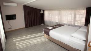 In-room safe, blackout curtains, iron/ironing board, free WiFi