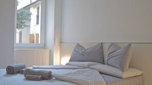 1 slaapkamer, Italiaanse Frette-lakens, luxe beddengoed