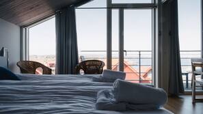 Minibar, gratis wi-fi och sängkläder