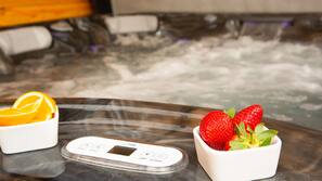Outdoor spa bath