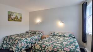 Individually decorated, individually furnished, desk, blackout curtains