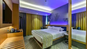 In-room safe, blackout curtains, iron/ironing board, free WiFi