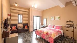Desk, blackout drapes, free WiFi, linens