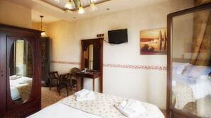 Premium bedding, blackout drapes, iron/ironing board, free WiFi