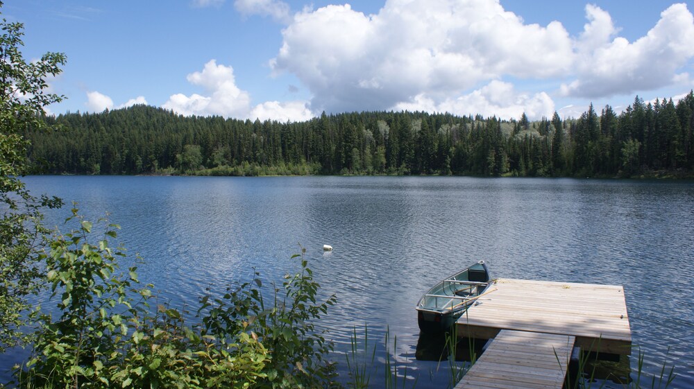 Lakefront Privacy off Canada's Fishing Highway (Hwy 24) in BC Cariboo