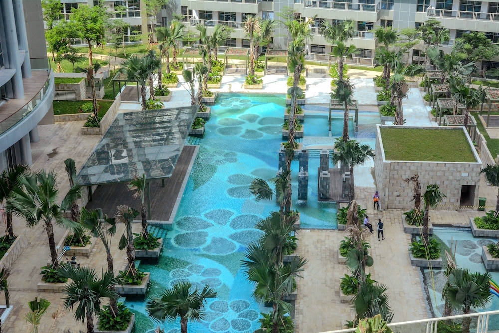 2br Apartment With Twin Beds At Taman Anggrek Residences In