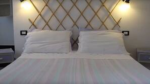 Wi-Fi de cortesia, roupa de cama