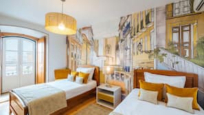 Cofres nos quartos, individualmente decorados