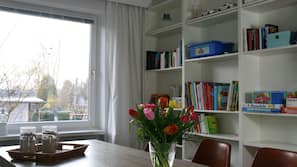 TV, toys, books