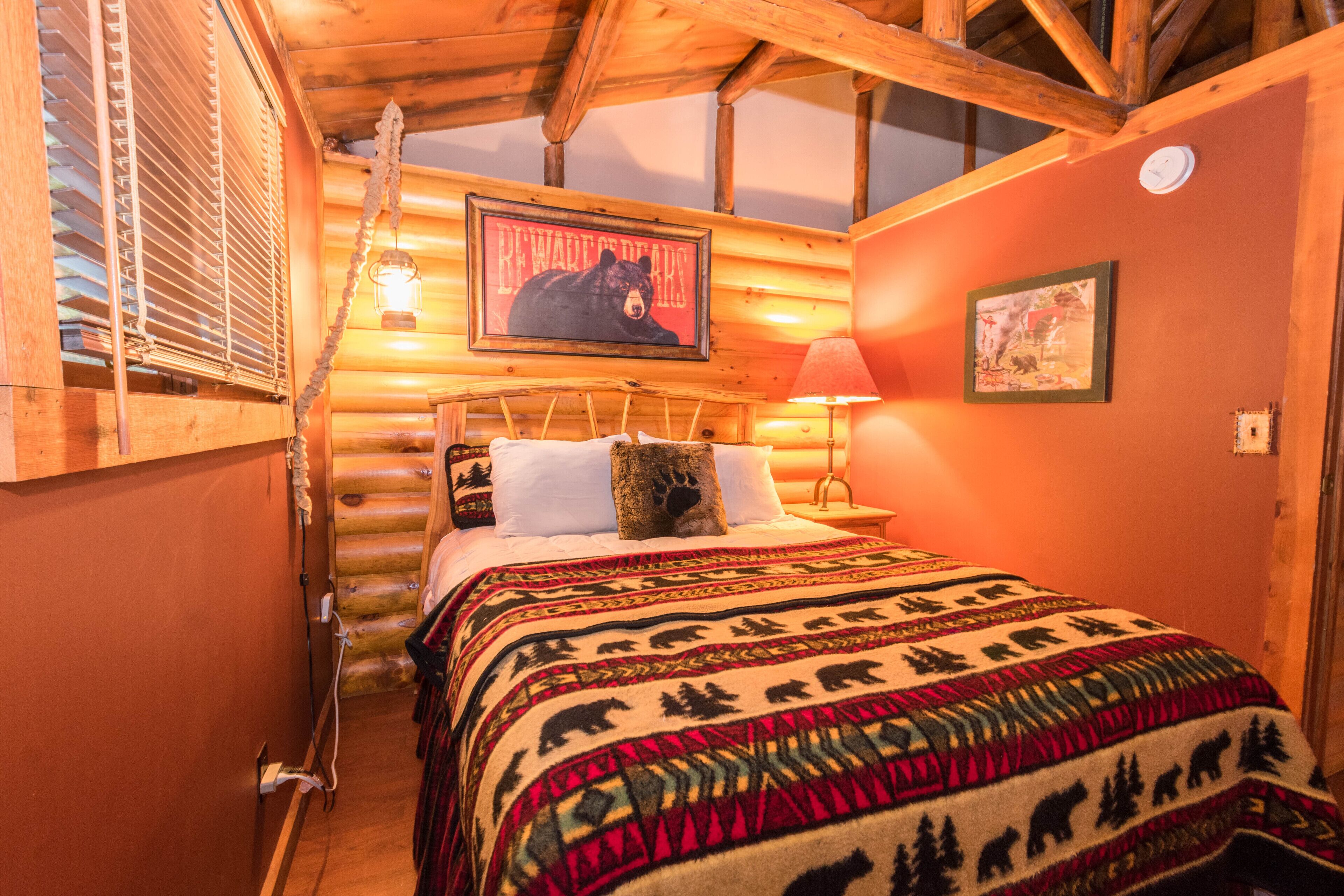 Lakefront Bear Cabin on Lake Colby in Lake Placid, United States