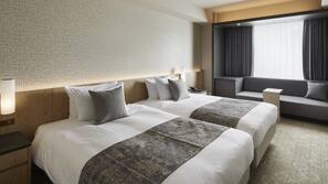Coffre-forts dans les chambres, rideaux occultants
