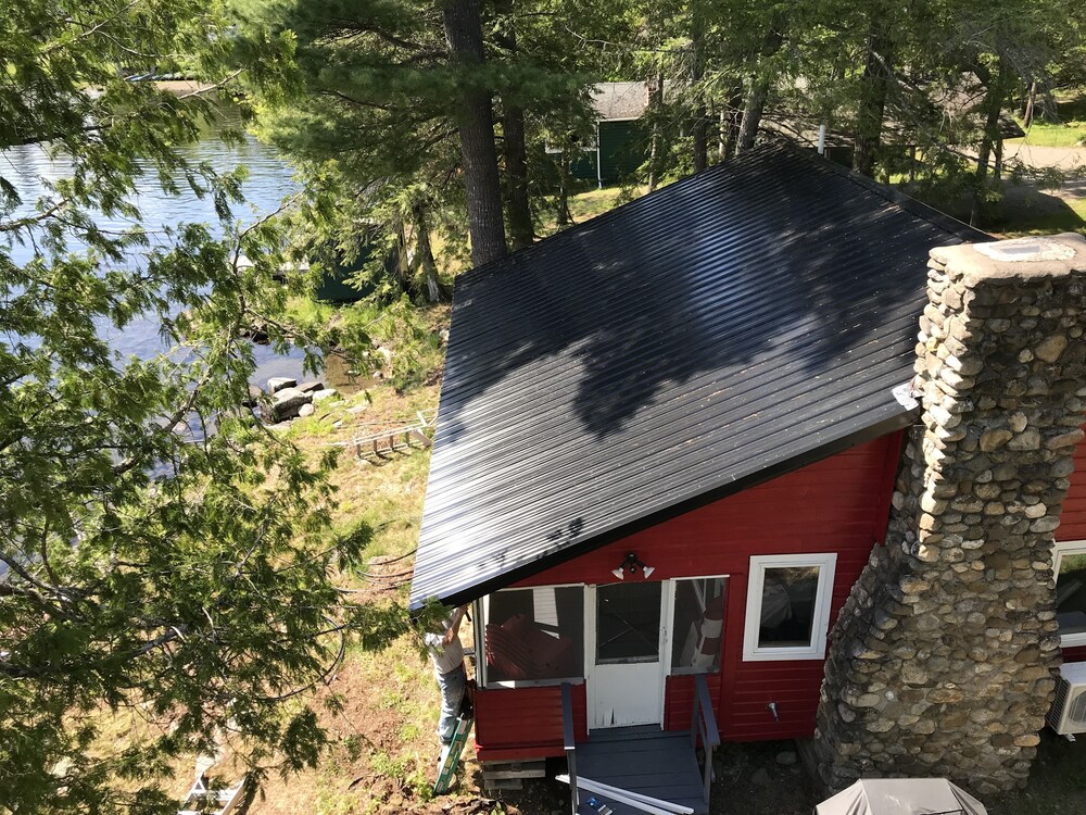 Maine Waterfront Cottage on East Grand Lake in Danforth Best Rates