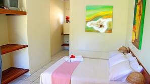 Frigobar, Wi-Fi de cortesia, roupa de cama