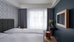 1 Schlafzimmer, Allergikerbettwaren, Zimmersafe, Verdunkelungsvorhänge