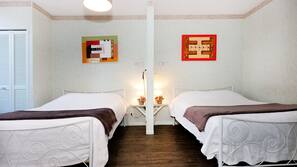 Soundproofing, iron/ironing board, free cribs/infant beds, rollaway beds