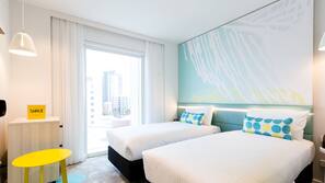 Minibar, in-room safe, desk, blackout curtains