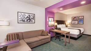 Desk, iron/ironing board, free cribs/infant beds, free WiFi