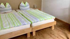 Blackout curtains, free WiFi, linens