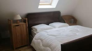 3 chambres, fer et planche à repasser, lits bébé (gratuits)