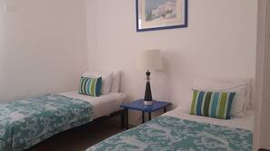 Blackout drapes, iron/ironing board, free WiFi, linens