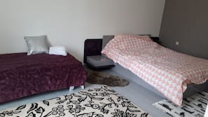 2 chambres, draps fournis