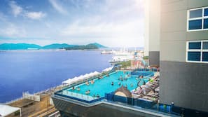 Seasonal outdoor pool