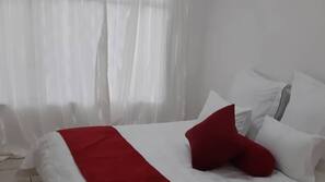 Individually furnished, iron/ironing board, bed sheets
