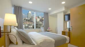 Premium bedding, minibar, in-room safe, desk