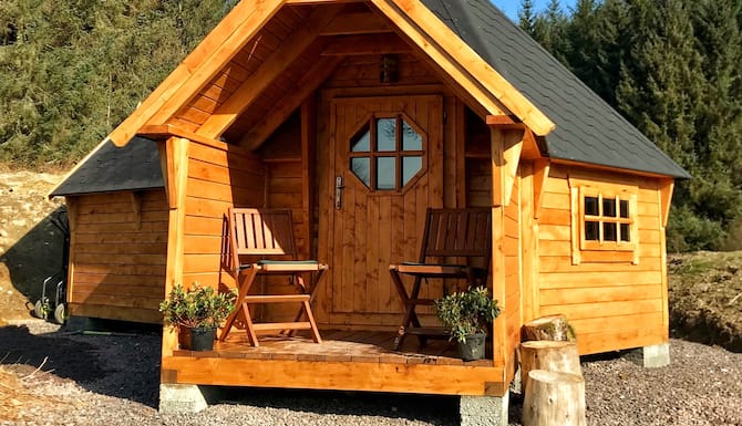 The Nest Glamping Cabin With En Suite Bathroom And Amazing Views