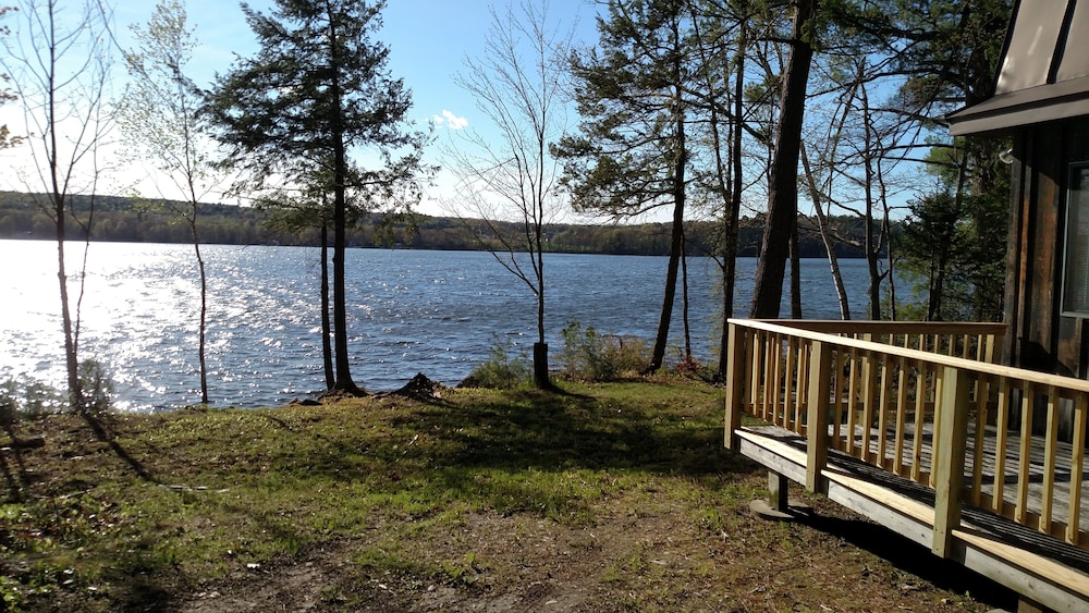 Get away from it all at this cottage on Lovejoy pond in Albion Maine