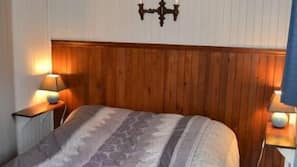 Individually decorated, individually furnished, desk, iron/ironing board