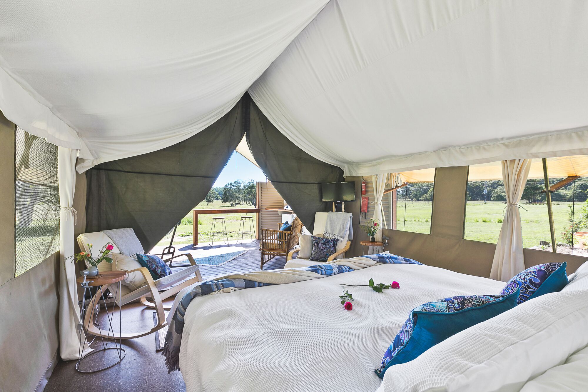 Glamping@byron Luxury Tent #4 With Outdoor Bath