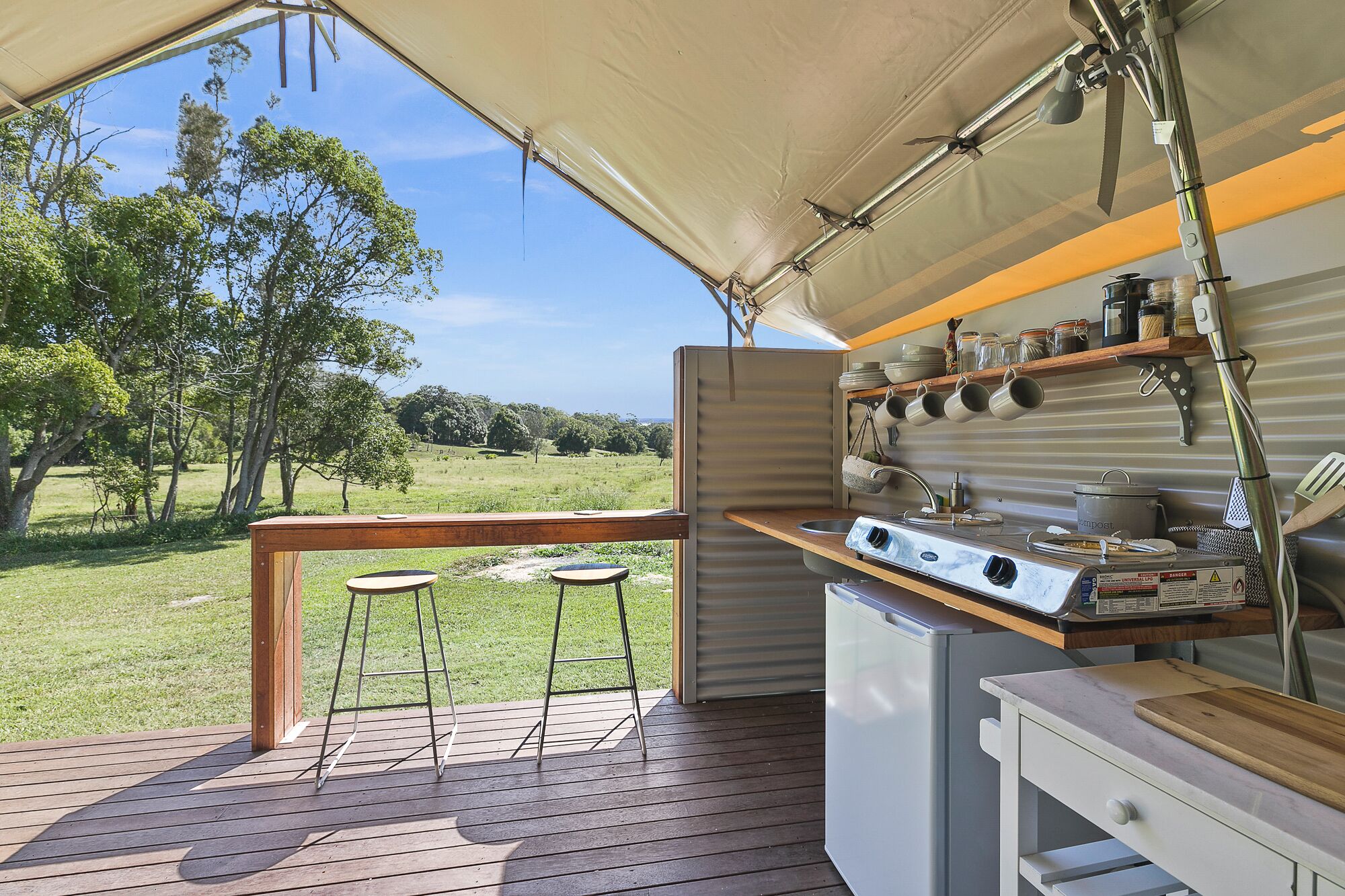 Glamping@byron Luxury Tent #4 With Outdoor Bath