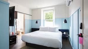 Premium bedding, memory foam beds, in-room safe, desk