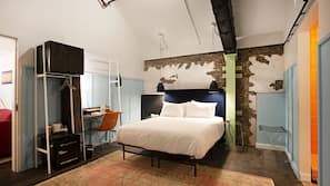 Premium bedding, memory foam beds, in-room safe, desk